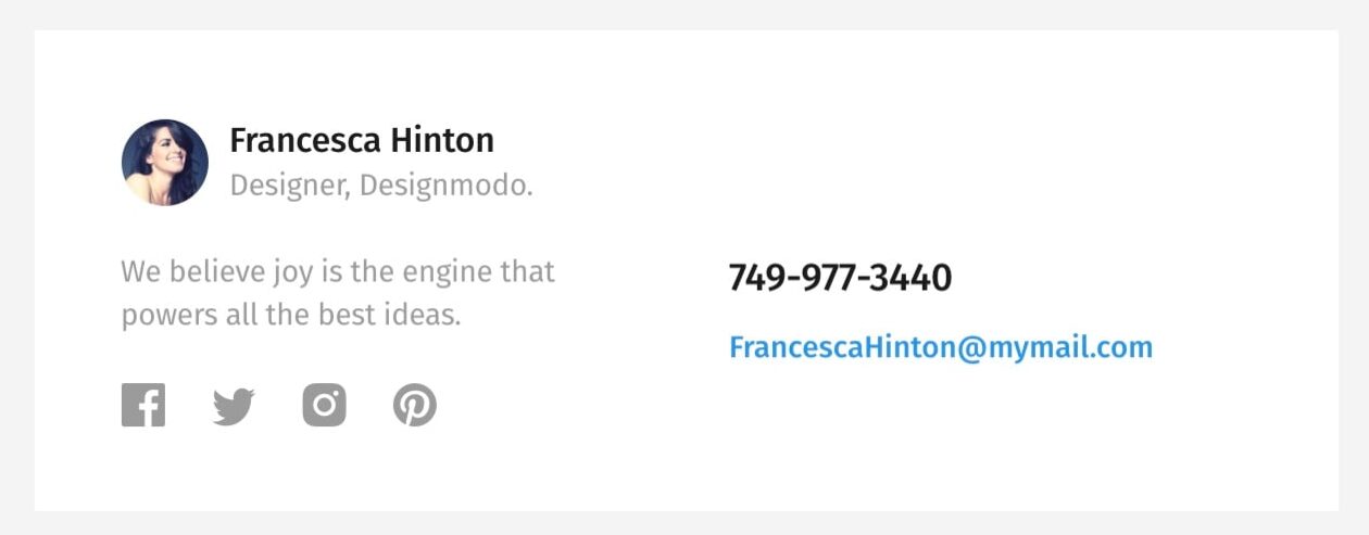Email Signature Builder